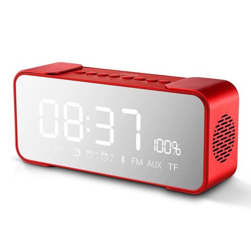 iFKOO Q8 | 10W | Outdoor Speaker | Mini Wireless Bluetooth | Portable Bass | USB | FM | TF | LED | Mirror Alarm | Wireless Speaker
