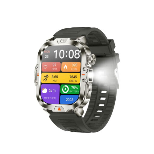 Blaktron Storm S2 | Android Smart Watch | 2.01" HD Display | Flashlight | AI Voice | 100+ Sports Modes | Wireless Charging | 6 Month Warranty | Smart Watch
